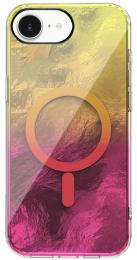 Чохол-накладка EpiK TPU Shiny Mountain (MagFit) для Apple iPhone 16e (6.1) Yellow Pink