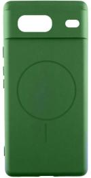 Чохол-накладка Lakshmi Silicone Cover Full Camera (AA) with MagFit для Google Pixel 8 Dark Green
