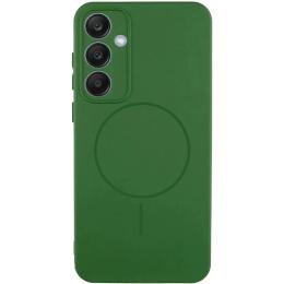 Чохол-накладка Lakshmi Silicone Cover Full Camera (AA) with MagFit для Samsung Galaxy S24 FE Dark Green