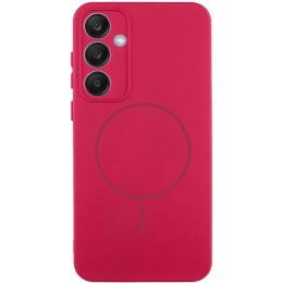 Чохол-накладка Lakshmi Silicone Cover Full Camera (AA) with MagFit для Samsung Galaxy S24 FE Rose Red