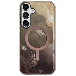 Чохол-накладка EpiK TPU Shiny Mountain (MagFit) для Samsung Galaxy S24 FE Chocolate