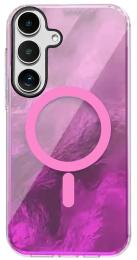 Чохол-накладка EpiK TPU Shiny Mountain (MagFit) для Samsung Galaxy S24 FE Pink