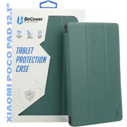 Чохол-книжка для планшета BeCover Smart Case для Xiaomi Poco Pad 12.1 Dark Green (711561)