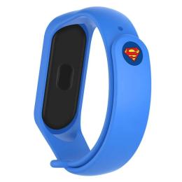 Ремінь для Xiaomi Mi Band 4/3 Armorstandart Superhero Edition Superman Blue (ARM55071)