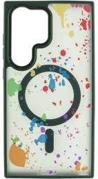 Чохол-накладка EpiK TPU + PC Flush with MagSafe для Samsung Galaxy S24 Ultra Dark Green