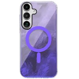 Чохол-накладка EpiK TPU Shiny Mountain (MagFit) для Samsung Galaxy S24 Plus Purple