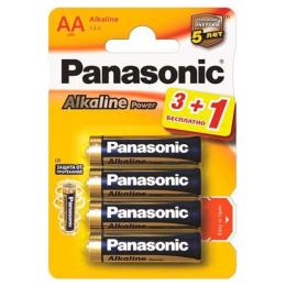 Батарейка Panasonic Alkaline Power AA/LR06 4 шт