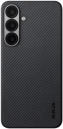 Чохол-накладка Pitaka Ultra-Slim Case Classic Twill 600D for Samsung Galaxy S25 Black Gray (KS2501)