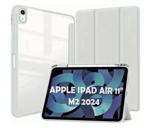 Чохол-книжка для планшета BeCover Soft Edge TPU з кріпленням Apple Pencil для Apple iPad Air 11 2024/iPad Air 11 2025 Gray (711705)