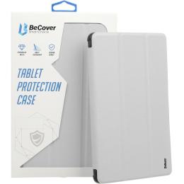 Чохол-книжка для планшета BeCover Soft Edge TPU з кріпленням Apple Pencil для Apple iPad Pro 11 M4 2024 Gray (711715)