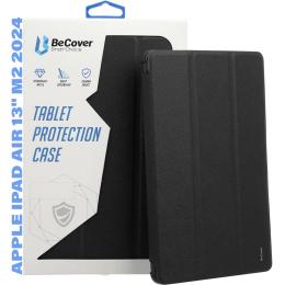 Чохол-книжка для планшета BeCover Soft Edge TPU з кріпленням Apple Pencil для Apple iPad Air 13 2024/iPad Air 13 2025 Black (711711)