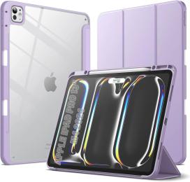 Чохол-книжка для планшета BeCover Soft Edge TPU з кріпленням Apple Pencil для Apple iPad Pro 13 M4 2024 Purple (711719)