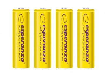 Акумулятор Esperanza AA/HR06 Yellow Ni-MH AA/HR06 2000 mAh BL 4шт