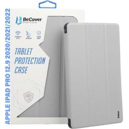 Чохол-книжка для планшета BeCover Soft Edge TPU з кріпленням Apple Pencil для Apple iPad Pro 12.9 2020/2021/2022 Gray (711709)