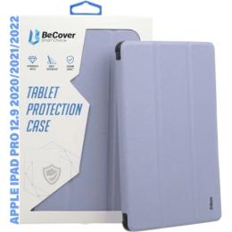 Чохол-книжка для планшета BeCover Soft Edge TPU з кріпленням Apple Pencil для Apple iPad Pro 12.9 2020/2021/2022 Purple (711710)