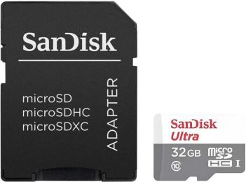 Карта памяті SanDisk Ultra SDSQUNR-032G-GN3MA Dark Gray 32GB microSDHC З адаптером UHS-I