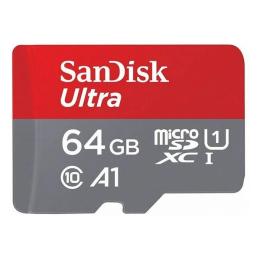 Карта памяті SanDisk Ultra SDSQUNR-064G-GN3MA Dark Gray 64GB microSDHC З адаптером UHS-I
