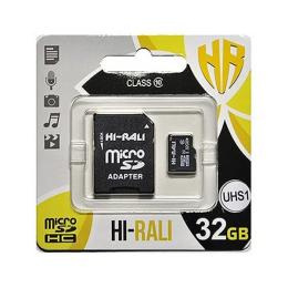 Карта памяті Hi-Rali HI-32GBSD10U1-01 Black 32GB microSDHC З адаптером Class 10 UHS-I
