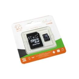 Карта памяті T&amp;G TG-64GBSDCL10-01 Black 64GB microSDHC З адаптером Class 10 UHS-I