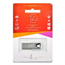 Флеш память T&amp;G 117 Metal Series TG117BK-4G Silver 04 GB