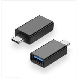 Перехідник Atcom USB (мама) - USB Type C (тато) Black