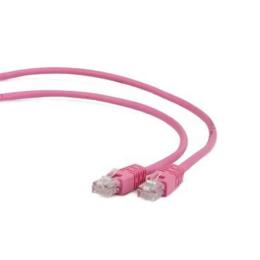 Патч-корд Cablexpert PP6-0.5M Pink FTP, литий, 50u штекер з защіпкою
