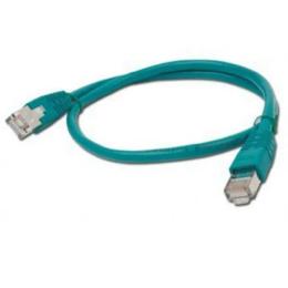 Патч-корд Cablexpert PP6-1M Green FTP, литий, 50u штекер з защіпкою