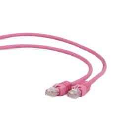 Патч-корд Cablexpert PP6-1M Pink FTP, литий, 50u штекер з защіпкою