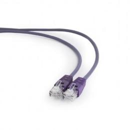 Патч-корд Cablexpert PP12-1M Violet литий, 50u штекер з защіпкою