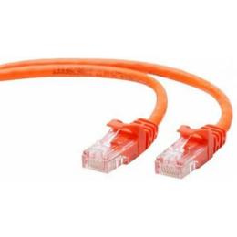 Патч-корд Cablexpert PP12-1M Orange литий, 50u штекер з защіпкою