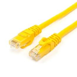 Патч-корд Atcom RJ45, Cat.6, 1 m Yellow мідь