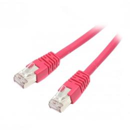 Патч-корд Cablexpert PP6A-LSZHCU-R-0.5M Red FTP, литий, 50u штекер з защіпкою