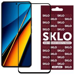 Захисне скло SKLO 3D для Xiaomi Poco X6 Black