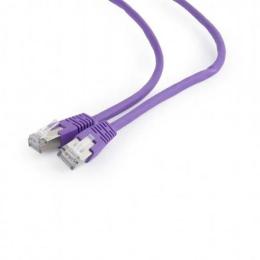 Патч-корд Cablexpert PP6-3M Violet FTP, cat.6, литий, 50u штекер з защіпкою