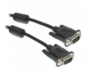 Відео-кабель Maxxter V-VGA-6 VGA(тато)VGA type C(тато), 1,8m Black