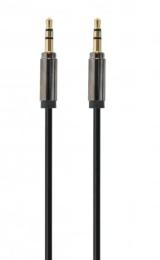 Аудіо-кабель Cablexpert CCAP-444 mini-jack 3.5(тато)mini-jack 3.5(тато), 1m Black