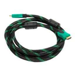 Відео-кабель PowerPlant CA912186 HDMI (тато) - HDMI (тато) 2.1V, 8K, 1м Black Green