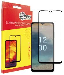 Захисне скло DENGOS Full Glue для Nokia G22 Black (TGFG-307)