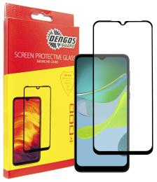 Захисне скло DENGOS Full Glue для Motorola Moto E13/E20 Black (TGFG-282)