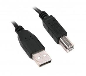 Дата-кабель Maxxter U-AMBM-15 4.5m USB(тато) - USB Type B(тато) Black