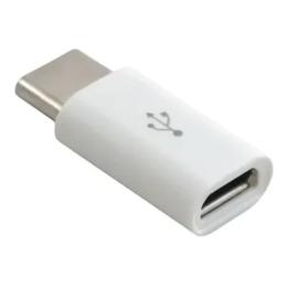 Перехідник Atcom 8101 MicroUSB (мама) - TYPE-C (тато) White