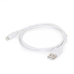 Дата-кабель Cablexpert CC-USB2-AMLM-2M-W 2m USB(тато) - Lightning(тато) White