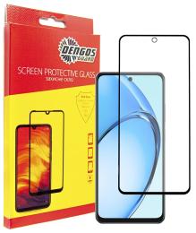 Захисне скло DENGOS Full Glue для Oppo A60 Black (TGFG-364)