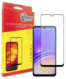 Захисне скло DENGOS Full Glue для Samsung Galaxy A05 SM-A055 Black (TGFG-330)