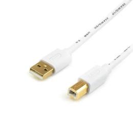 Дата-кабель Atcom 14370 0.8m USB(тато) - USB Type B(тато) White