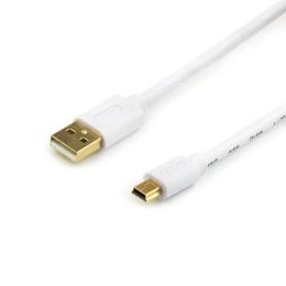 Дата-кабель Atcom 17295 0.8m USB(тато) - miniUSB(тато) White