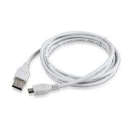 Дата-кабель Cablexpert CCP-mUSB2-AMBM-6-W 1.8m USB(тато) - microUSB Type B(тато) White