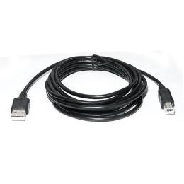 Дата-кабель REAL-EL EL123500027 USB (тато) - USB Type B (тато) 3м Black