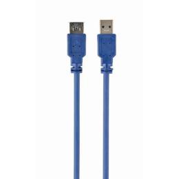 Дата-кабель Gembird CCP-USB3-AMAF-10 3m USB(тато) - USB(мама) Light Blue
