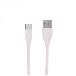 Дата-кабель Maxxter UB-C-USB-01GP 1m USB(тато) - USB Type C(тато) Pink